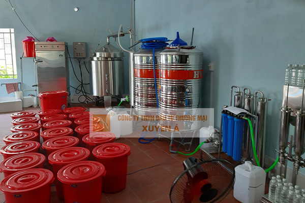 Lắp đặt hệ thống chưng cất rượu, nồi nấu rượu San Lùng ở Lào cai
